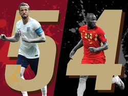 Adu Tajam Inggris Vs Belgia