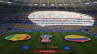 Pertandingan Senegal melawan Kolombia digelar di Samara Arena, Kamis (28/6/2018). Reuters/David Gray.