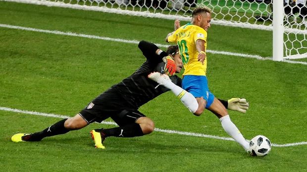 Neymar dan kawan-kawan perlu mencetak gol cepat ke gawang Meksiko.