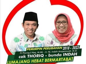 Unggul Quick Count, Thoriq-Indah Minta Pendukung Tak Euforia