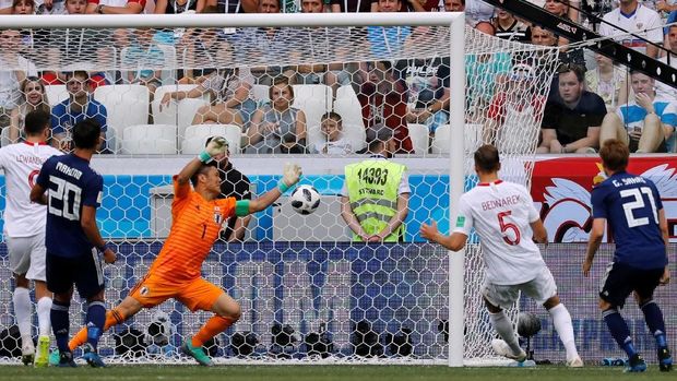 Polandia berhasil mengalahkan Jepang 1-0 atas Jepang.