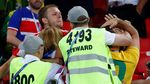 Heboh Pertandingan Brasil vs Serbia, Suporter Ricuh di Bangku Penonton