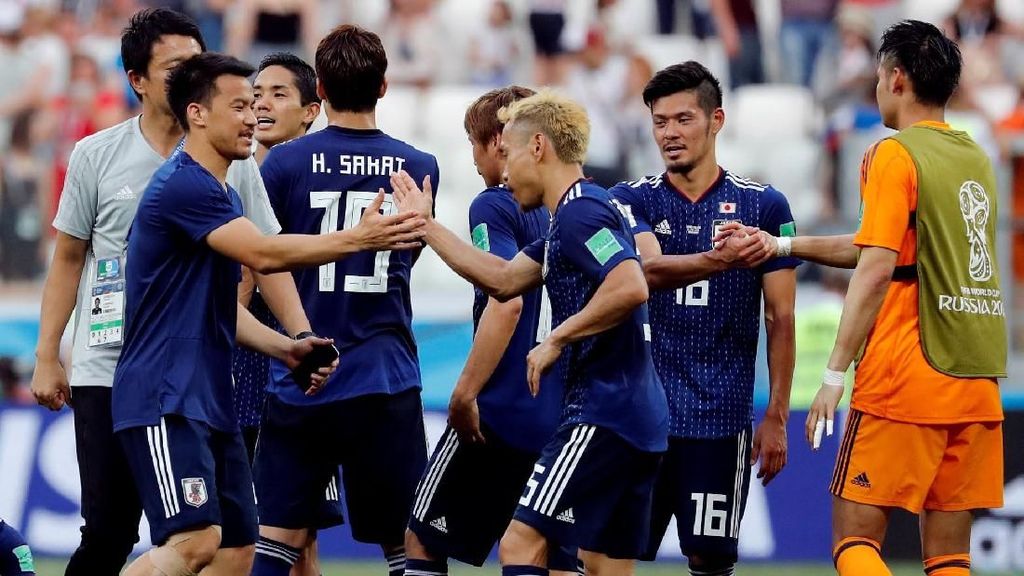 Jepang Lolos ke Babak 16 Besar Piala Dunia 2018