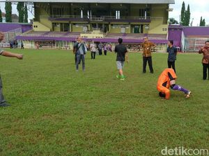 Jagonya Unggul Pilbup Ciamis, Sutriaman Koprol di Stadion Galuh