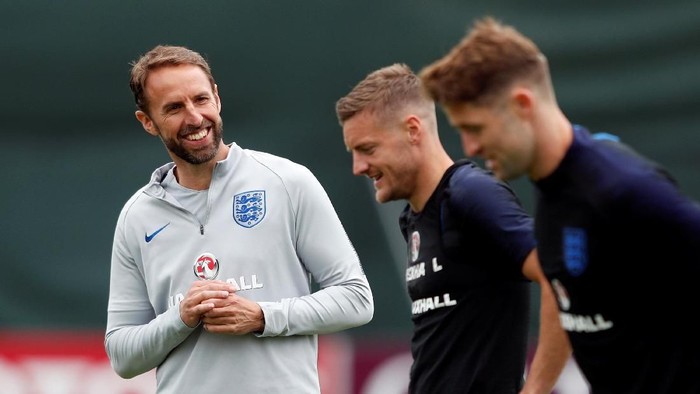 Gareth Southgate memikul harapan Inggris untuk kembali jadi juara Piala Dunua (Lee Smith/Reuters)