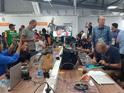 Kehebohan di Ruang Wartawan Peliput Piala Dunia 2018