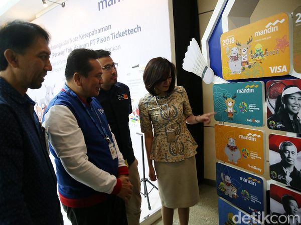 Bank Mandiri Gandeng Kios Tix Jual Tiket Asian Games