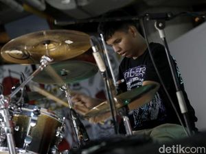 Aksi Drummer Cilik di Kumpul ID