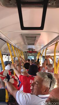 Lautan Merah-Putih di Kota Kaliningrad