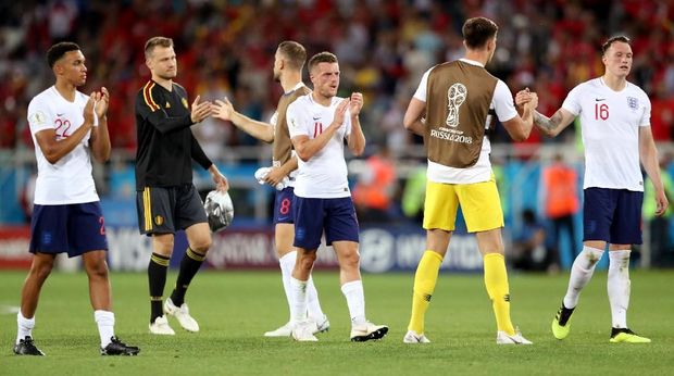 Timnas Inggris memainkan sejumlah pemain pelapis pada laga lawan Belgia.