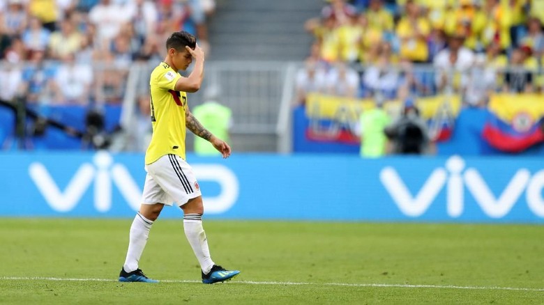 Cedera James Rodriguez Kekhawatiran bagi Kolombia