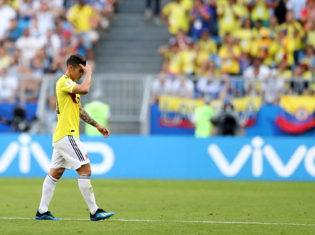 Cedera James Rodriguez Kekhawatiran bagi Kolombia Cedera James Rodriguez Kekhawatiran bagi Kolombia