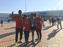 Demi Inggris vs Belgia, Keluarga Indonesia Terbang Jauh ke Kaliningrad