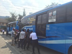 Perum PPD Sediakan Bus Khusus Angkut Penumpang Asian Games