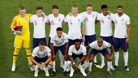 The Three Lions pun berhasil melaju ke babak 16 besar Piala Dunia 2018. Gonzalo Fuentes/Reuters.