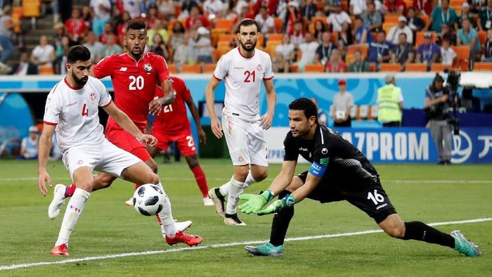 Tunisia akhiri perjalanan di Piala Dunia 2018 dengan kemenangan 2-1 atas Panama. (Foto: Matthew Childs/Reuters) Tunisia akhiri perjalanan di Piala Dunia 2018 dengan kemenangan 2-1 atas Panama. (Foto: Matthew Childs/Reuters)