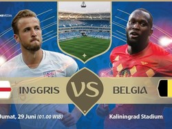 Live Report Piala Dunia 2018: Inggris vs Belgia