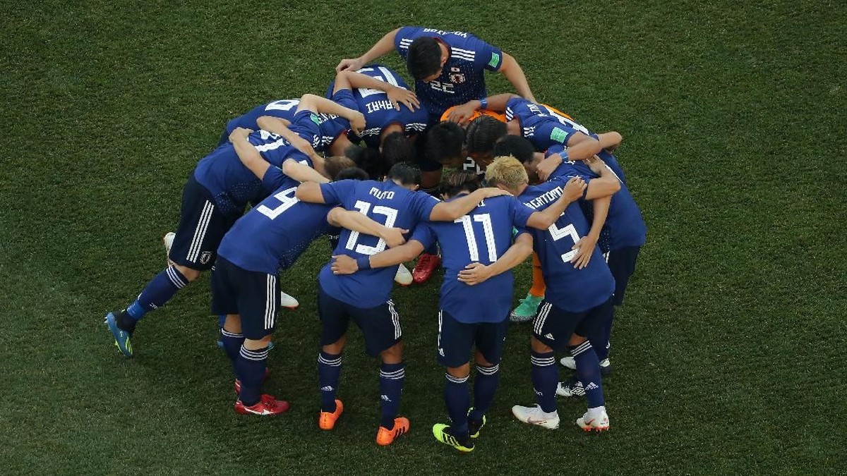 Jepang menjadi satu-satunya wakil Asia yang lolos ke babak 16 besar Piala Dunia 2018 (Foto: Richard Heathcote/Getty Images)