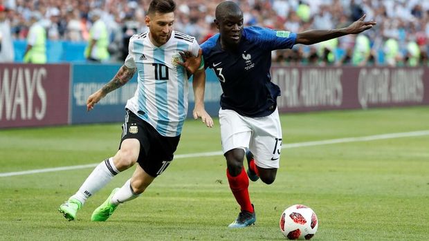Lionel Messi dan kawan-kawan juga tak mampu mengadang keperkasaan Prancis.