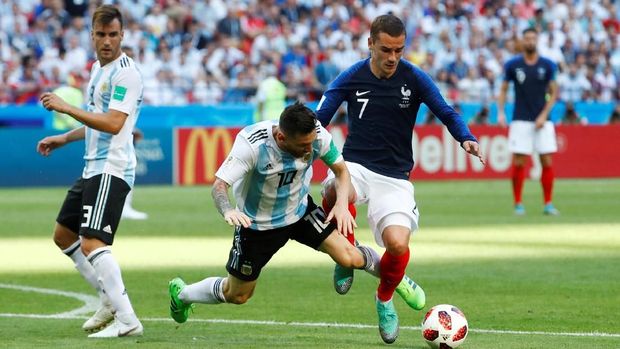 Antoine Griezmann menjadi andalan di lini depan timnas Prancis.