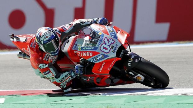 Andrea Dovizioso menjadi rival terdekat Marc Marquez.