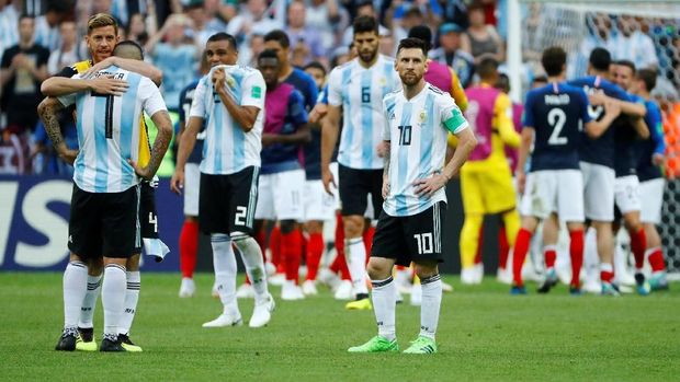 Lionel Messi hanya mencetak satu gol di Piala Dunia 2018.