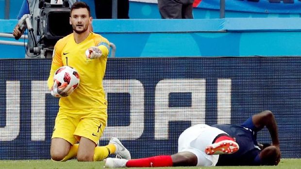 Hugo Lloris mencatat tiga clean sheet di Piala Dunia 2018.