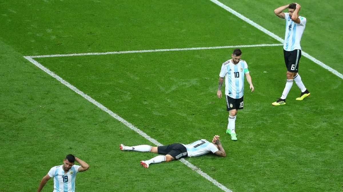 Timnas Argentina tersingkir dari Piala Dunia 2018 setelah kalah 3-4 dari Prancis di babak 16 besar (Foto: Pilar Olivares/Reuters)