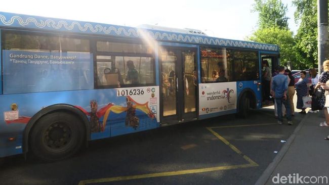 Viral, Bus Bergambar Penari Gandrung dan Kawah Ijen Ada di 