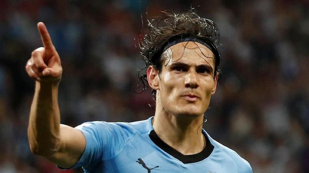 Edinson Cavani mencetak dua gol saat Uruguay mengalahkan Portugal.