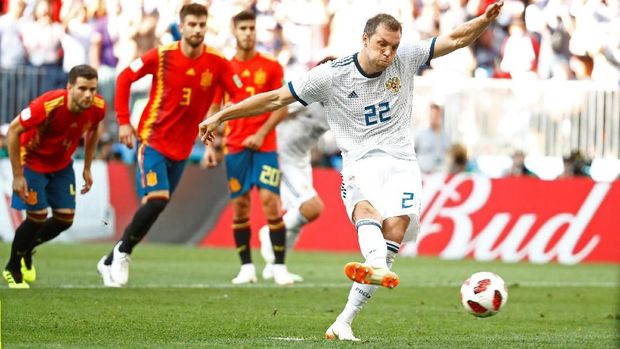 LIVE: Spanyol vs Rusia di Babak 16 Besar Piala Dunia 2018