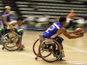 Kegigihan Atlet Basket Difabel di Test Event Asian Para Games 2018