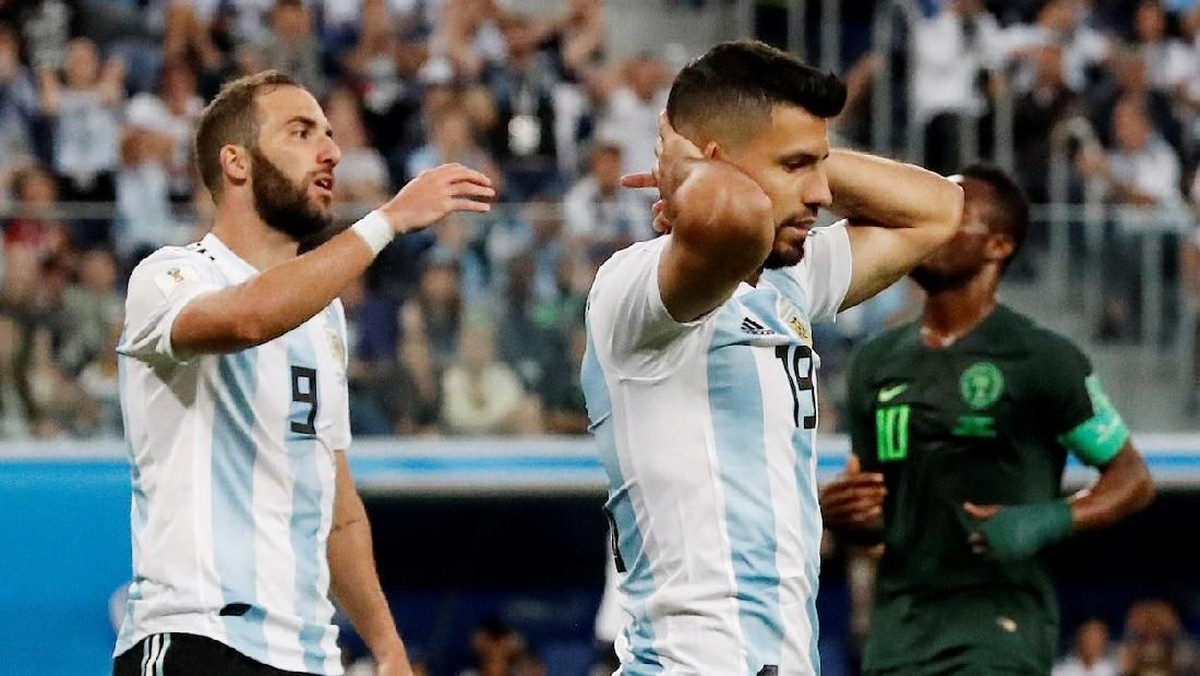 Argentina punya lini depan maut di Piala Dunia 2018, tapi produktivitas mereka buruk (REUTERS/Jorge Silva)