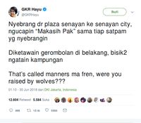 Cuitan GKR Hayu yang viral. 