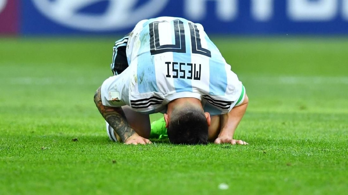 Lionel Messi hanya mencetak satu gol di Piala Dunia 2018 (Foto: Dylan Martinez/Reuters)