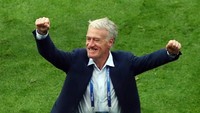 Didier Deschamps adalah kapten Prancis saat juara Piala Dunia 1998. Dia saat ini menjabat sebagai pelatih timnas Prancis dan baru saja membawa Les Bleus menjuarai Piala Dunia 2018. (Foto: Pilar Olivares/REUTERS)