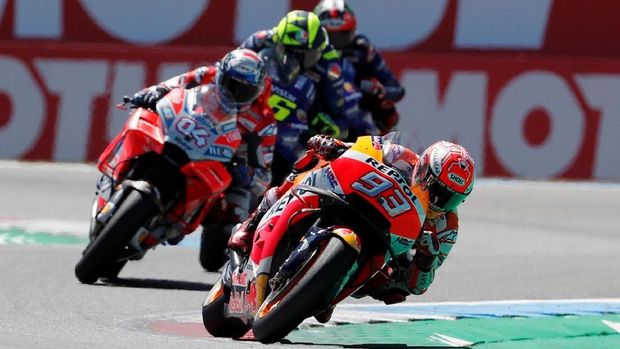 Rossi kini tertinggal 41 poin di belakang Marc Marquez.