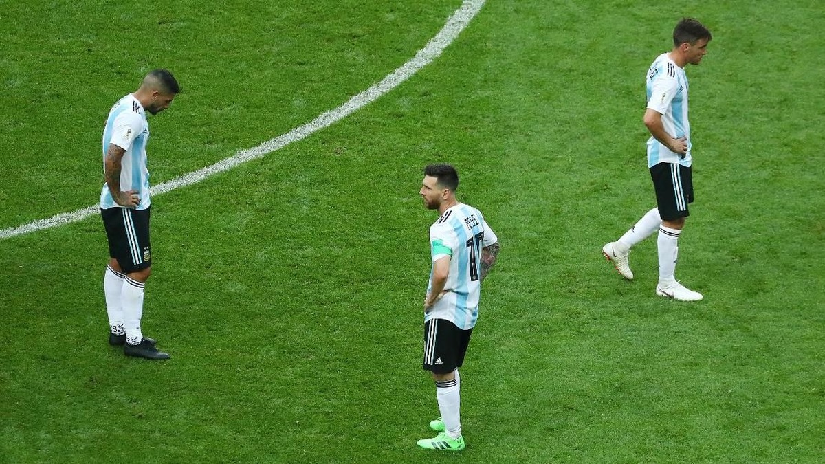 Timnas Argentina cuma melangkah sampai 16 besar di Piala Dunia 2018. (Foto: Pilar Olivares/REUTERS)