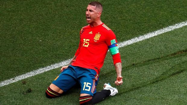 Sergio Ramos tercatat memiliki operan sukses tertinggi di Piala Dunia 2018.
