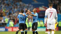 Portugal tersingkir dari Piala Dunia 2018 setelah dikalahkan Uruguay 1-2 di babak 16 besar. Cristiano Ronaldo dkk angkat koper lebih cepat dari prediksi sebelumnya. (Foto: Alex Livesey/Getty Images)