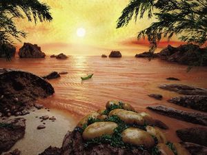 Keren! 10 Pemandangan Indah Ini Terbuat dari Makanan