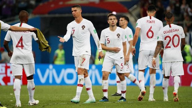Cristiano Ronaldo hanya bisa mengantar Portugal ke babak 16 besar Piala Dunia 2018.