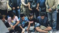 Foto: Ini Tampang 5 Pelempar Batu Sebesar Helm ke Tol Tangerang