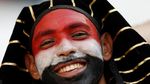 Nyentrik Banget, Potret Face Paint Suporter di Piala Dunia 2018 (2)