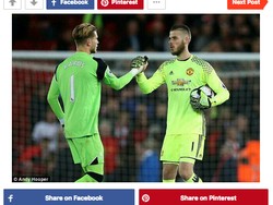 Performa buruk De Gea di Piala Dunia 2018 membuat Karius, kiper Jerman yang main untuk klub Liverpool, ikut terbawa. De Gea dianggap ketularan Karius. (Foto: Internet/9gag)