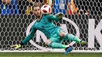 Penampilan terakhir De Gea di Rusia 2018 adalah ketika gagal membawa Spanyol berjaya di babak adu penalti lawan tuan rumah Rusia. (Foto: Grigory Dukor/Reuters)