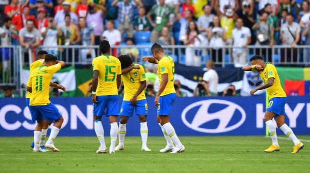 LIVE: Brasil vs Meksiko di Babak 16 Besar Piala Dunia 2018