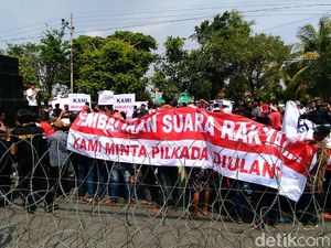Polisi Bersyukur Demo Tuntut Coblos Ulang Tidak Ricuh