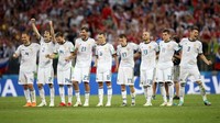 Tim Beruang Merah menang adu penalti atas Spanyol dengan skor 4-3. REUTERS/Carl Recine.