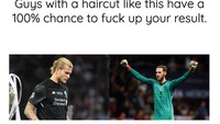 Satu lagi meme yang mengolok De Gea dengan membawa-bawa Karius, secara khusus terkait gaya rambut mereka. (Foto: Internet/9gag)
